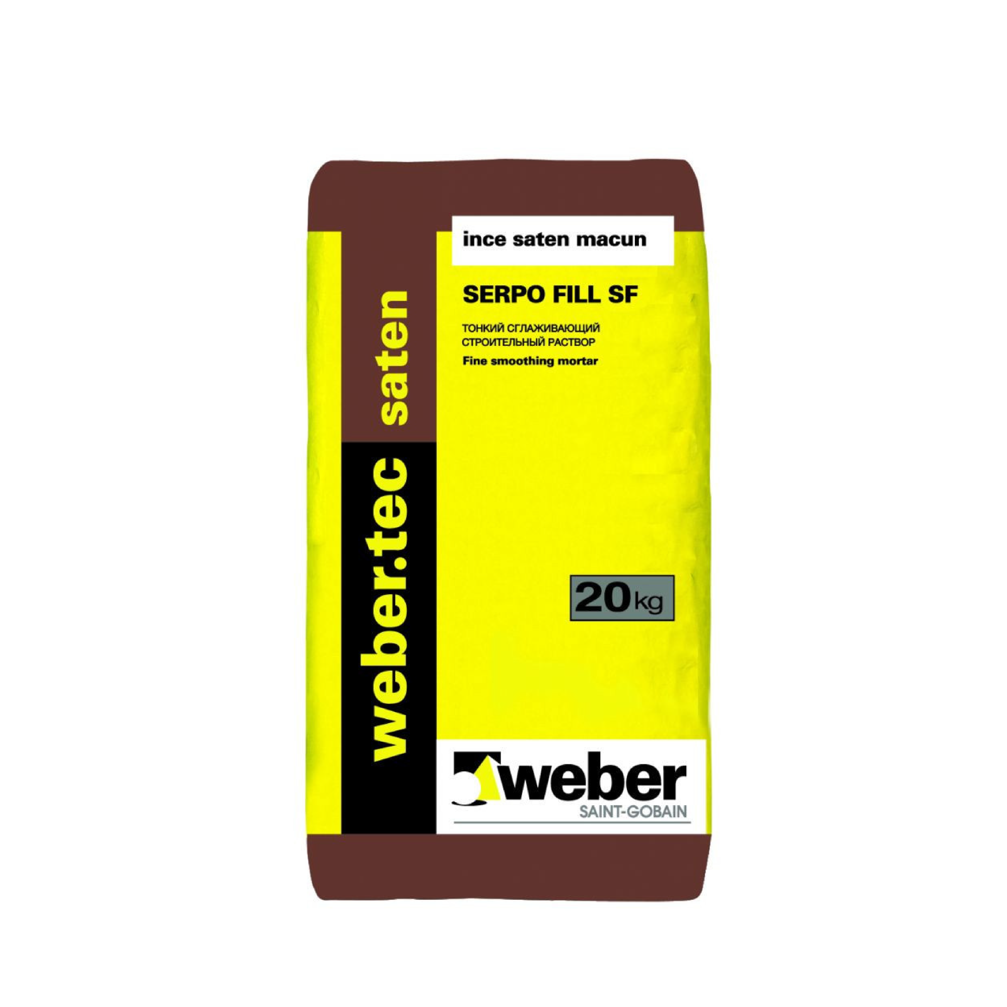 Weber.tec Saten ფითხი ბოლო პირი 20კგ — ფითხი